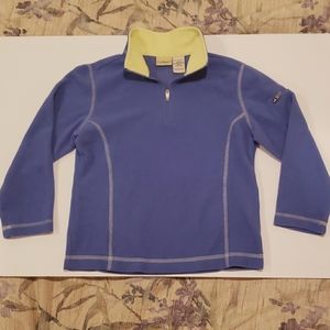NWOT LL bean sized 5-6 kid girls soft fleece top